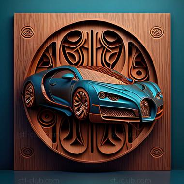 3D модель Bugatti Divo (STL)